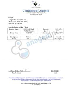 RU58841 Batch RU1017-3 RU58841KB5 Concentration Audit