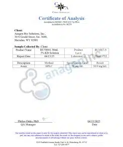 RU58841 Batch RU1017-3 RU58841KB5 Concentration Audit