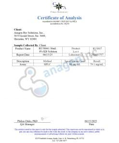 RU58841 Batch RU1017 RU58841KB8 Concentration Audit