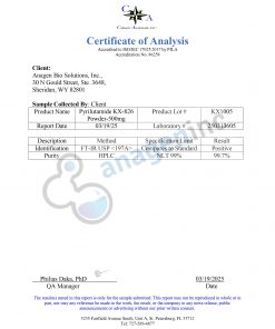 KX-826-Powder-Batch-KX1005-HPLC-AND-FTIR-Report-Analysis