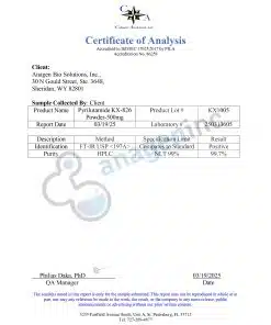 KX-826-Powder-Batch-KX1005-HPLC-AND-FTIR-Report-Analysis