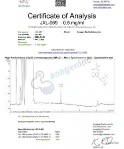 COA JXL-069 Solution JXL001 quant