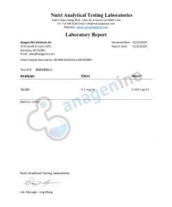 JXL069 Solution JXL001 COA